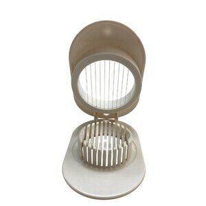 Egg Slicer With Stainless Steel Wires & Plastic Base For Kitchen Use
